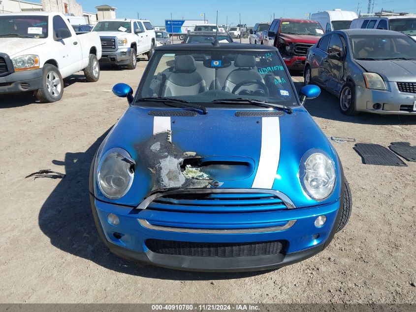 2007 Mini Cooper S VIN: WMWRH33547TL94374 Lot: 40910780