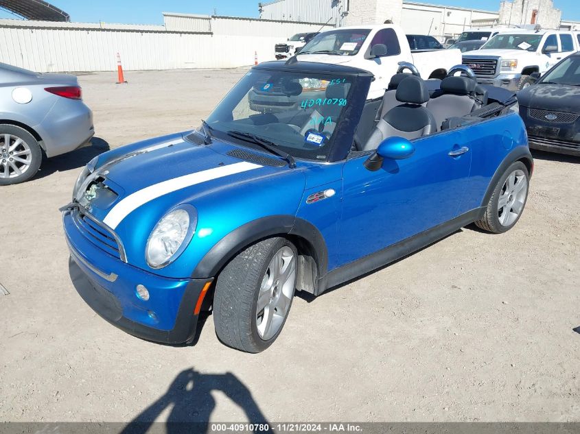 2007 Mini Cooper S VIN: WMWRH33547TL94374 Lot: 40910780