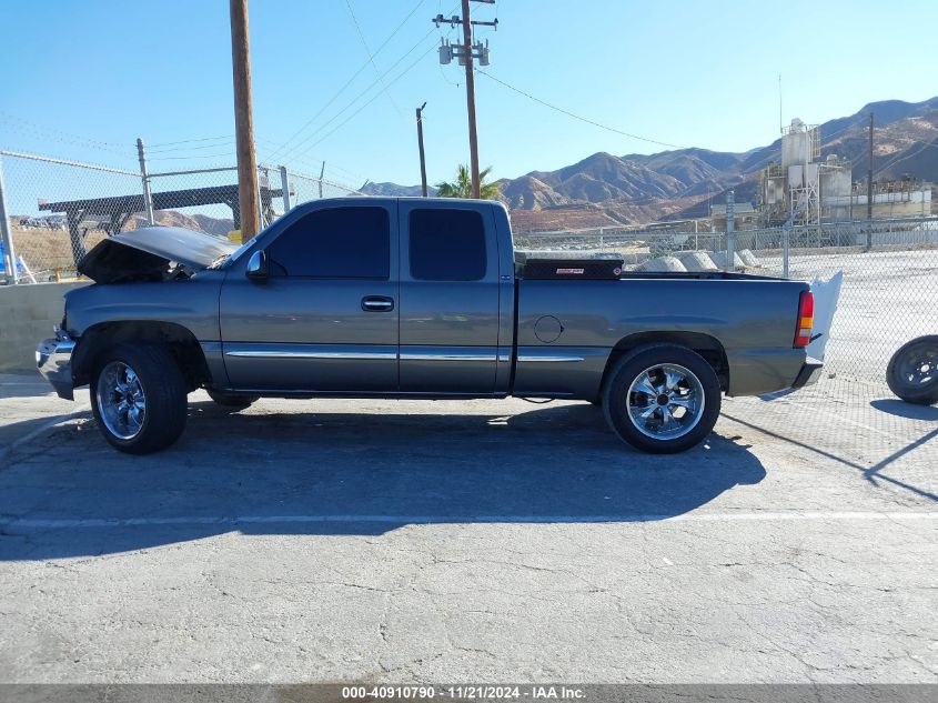 2002 GMC Sierra 1500 Sle VIN: 2GTEC19T721120790 Lot: 40910790