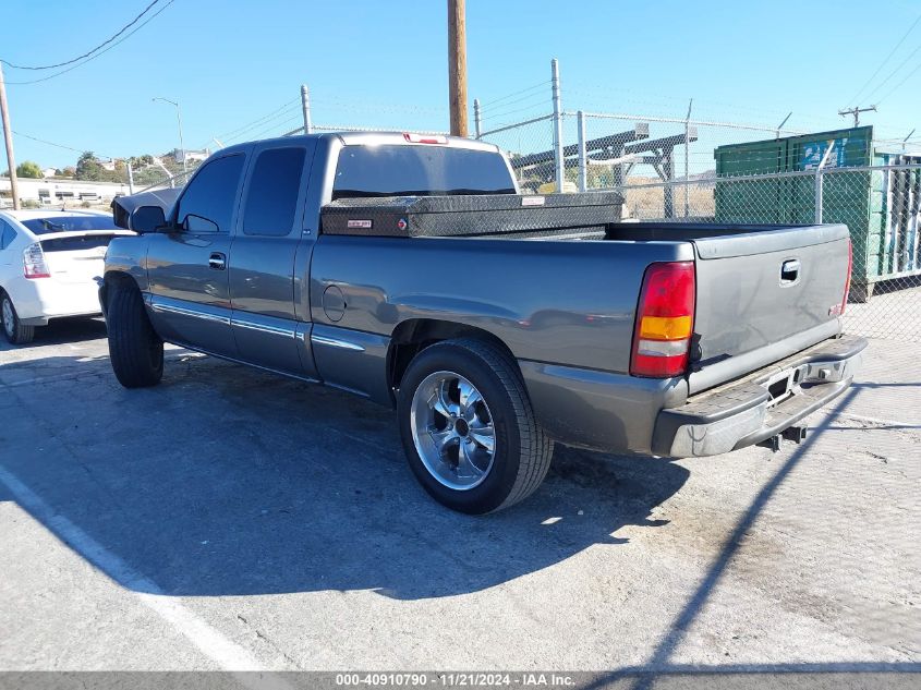 2002 GMC Sierra 1500 Sle VIN: 2GTEC19T721120790 Lot: 40910790