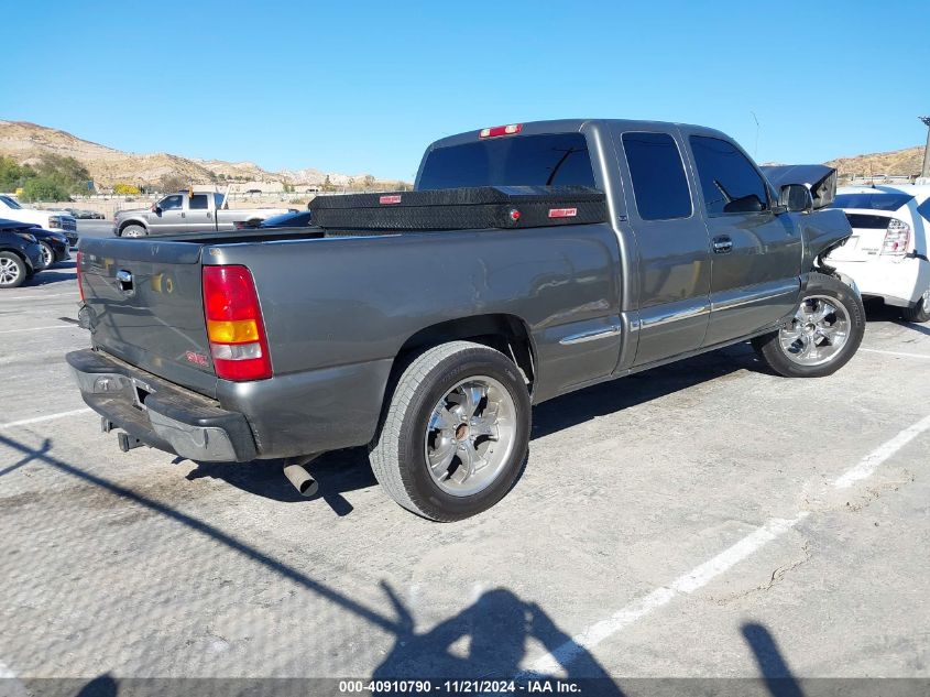 2002 GMC Sierra 1500 Sle VIN: 2GTEC19T721120790 Lot: 40910790