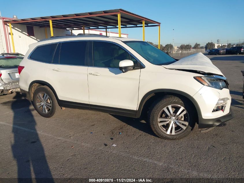 2016 Honda Pilot Ex-L VIN: 5FNYF5H89GB032028 Lot: 40910875