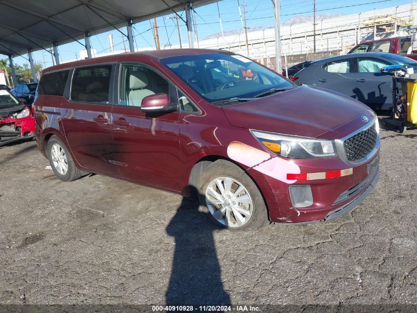 VIN KNDMB5C15J6379184 2018 KIA SEDONA no.1