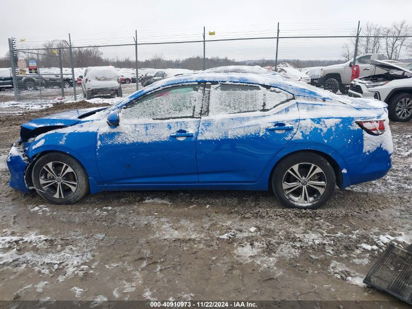 2020 Nissan Sentra Sv Xtronic Cvt VIN: 3N1AB8CV8LY275410 Lot: 40910973