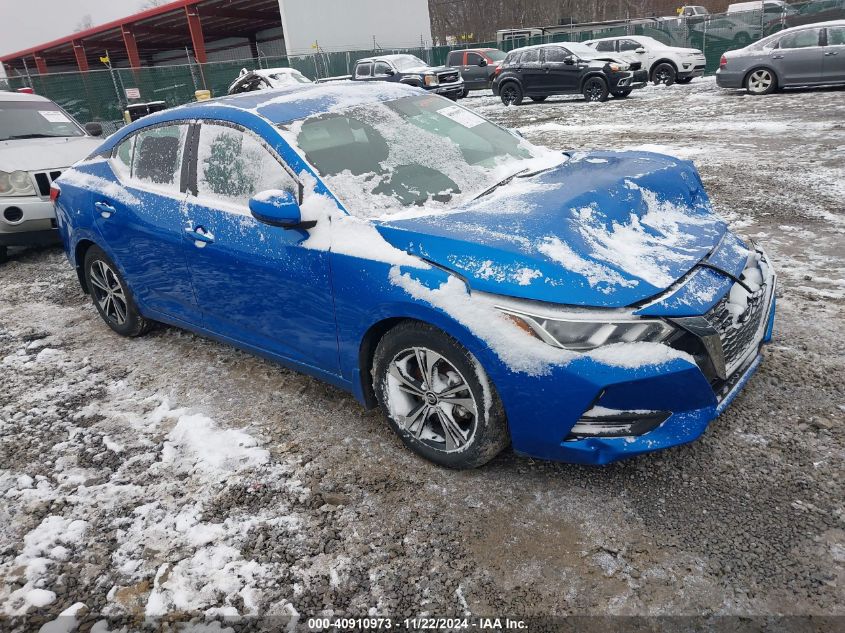 2020 Nissan Sentra Sv Xtronic Cvt VIN: 3N1AB8CV8LY275410 Lot: 40910973