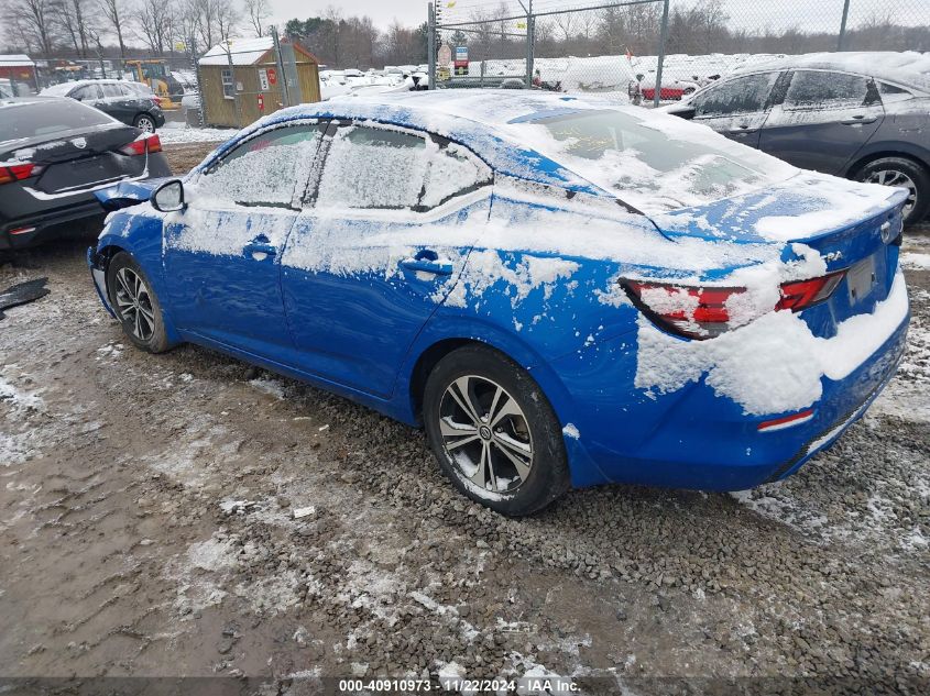 2020 Nissan Sentra Sv Xtronic Cvt VIN: 3N1AB8CV8LY275410 Lot: 40910973