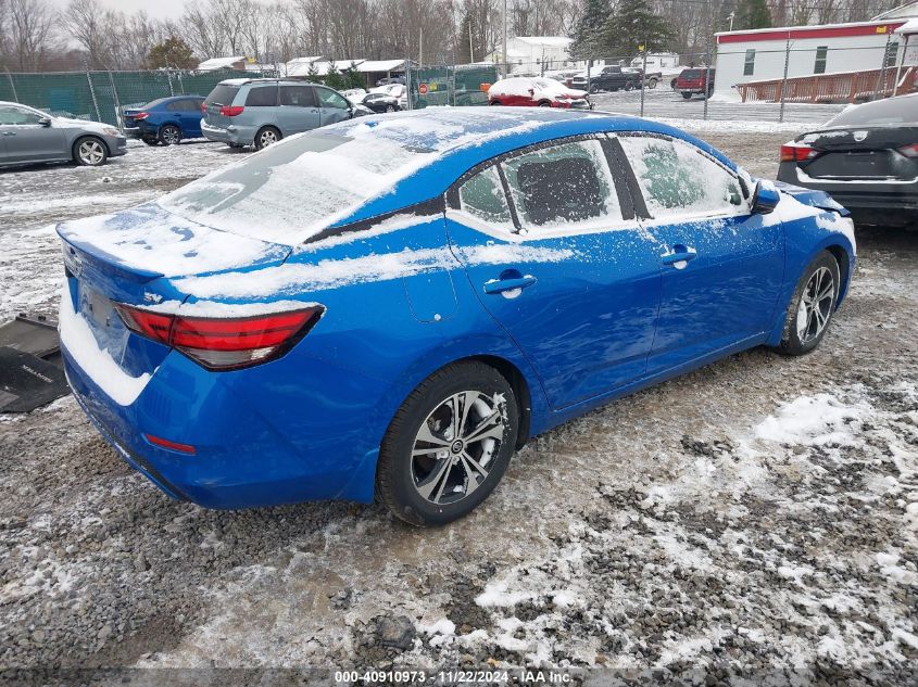 2020 Nissan Sentra Sv Xtronic Cvt VIN: 3N1AB8CV8LY275410 Lot: 40910973