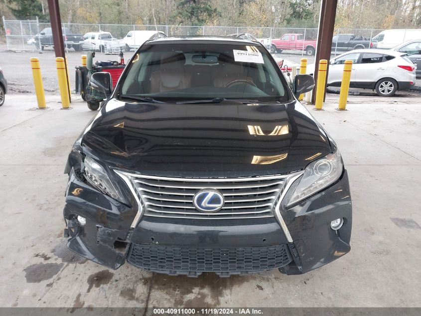 VIN 2T2BC1BAXFC007544 2015 Lexus RX, 450H no.12