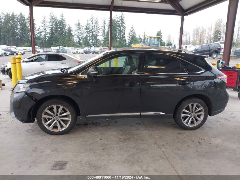 VIN 2T2BC1BAXFC007544 2015 Lexus RX, 450H no.14