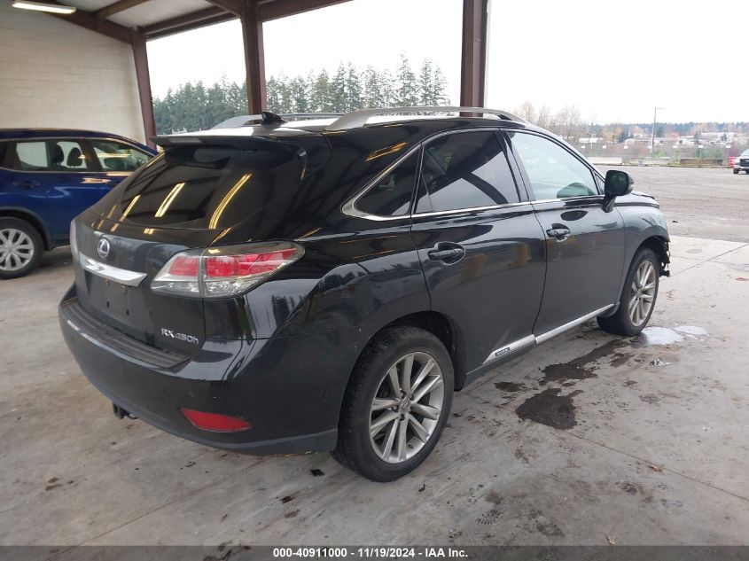 VIN 2T2BC1BAXFC007544 2015 Lexus RX, 450H no.4