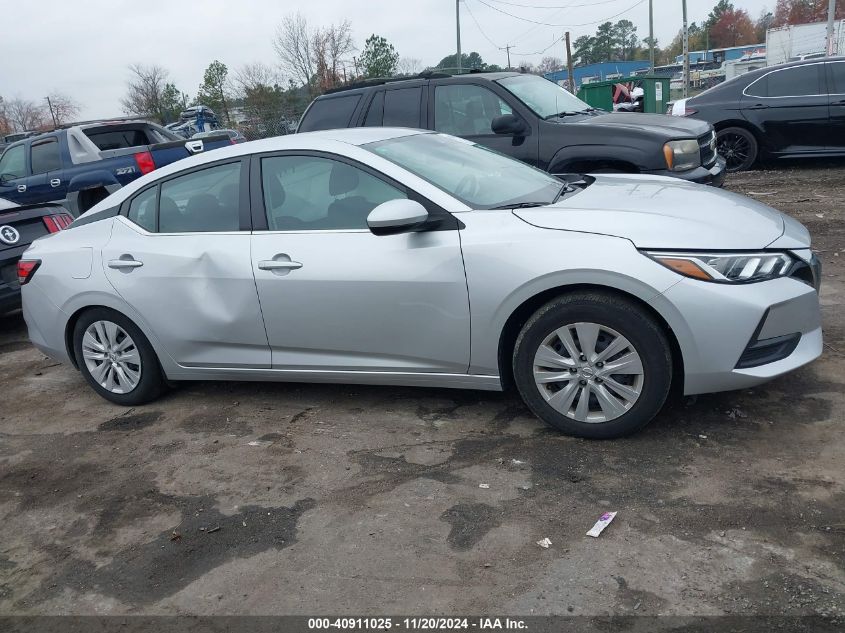 2022 Nissan Sentra S Xtronic Cvt VIN: 3N1AB8BV3NY287887 Lot: 40911025