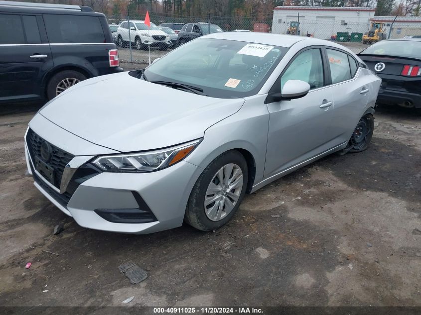 2022 Nissan Sentra S Xtronic Cvt VIN: 3N1AB8BV3NY287887 Lot: 40911025