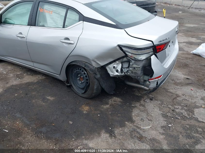 2022 Nissan Sentra S Xtronic Cvt VIN: 3N1AB8BV3NY287887 Lot: 40911025