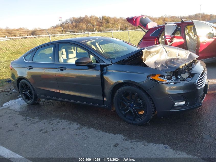 2019 Ford Fusion Se VIN: 3FA6P0HD9KR133409 Lot: 40911029