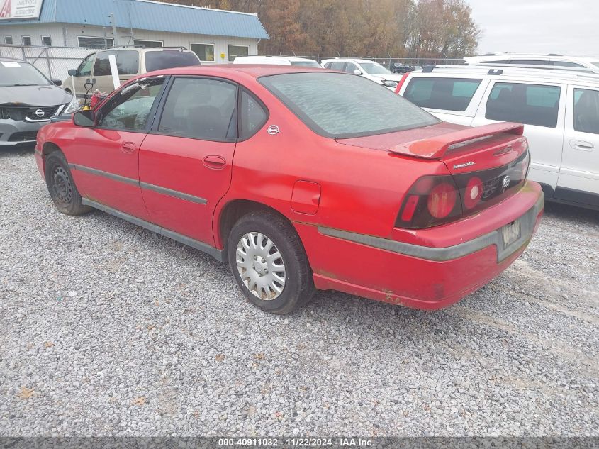 2004 Chevrolet Impala VIN: 2G1WF52E149315408 Lot: 40911032