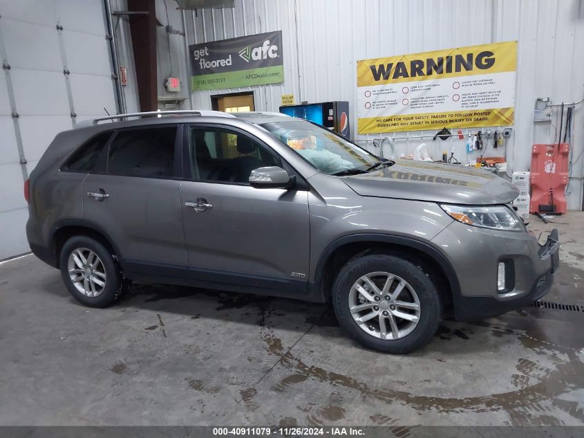 2015 Kia Sorento Lx V6 VIN: 5XYKTDA7XFG609781 Lot: 40911079