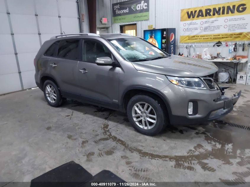 VIN 5XYKTDA7XFG609781 2015 KIA SORENTO no.1