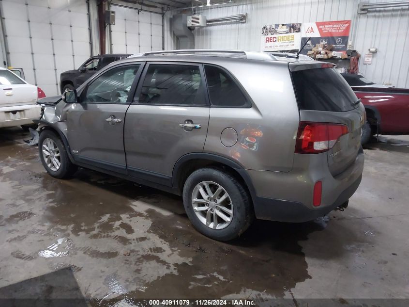 VIN 5XYKTDA7XFG609781 2015 KIA SORENTO no.3