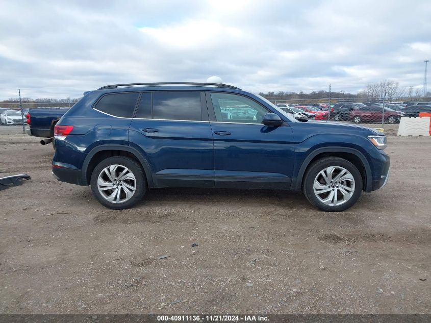 2021 Volkswagen Atlas 3.6L V6 Se W/Technology VIN: 1V2HR2CA3MC541054 Lot: 40911136