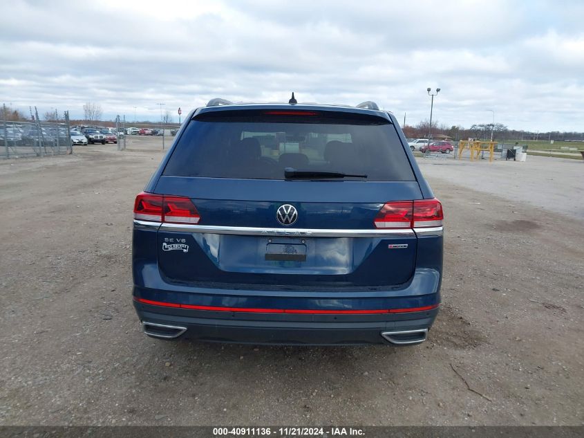 2021 Volkswagen Atlas 3.6L V6 Se W/Technology VIN: 1V2HR2CA3MC541054 Lot: 40911136