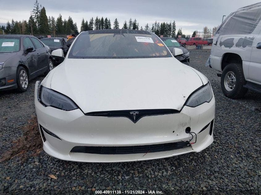 2022 Tesla Model S Plaid Tri Motor All-Wheel Drive VIN: 5YJSA1E62NF479443 Lot: 40911138