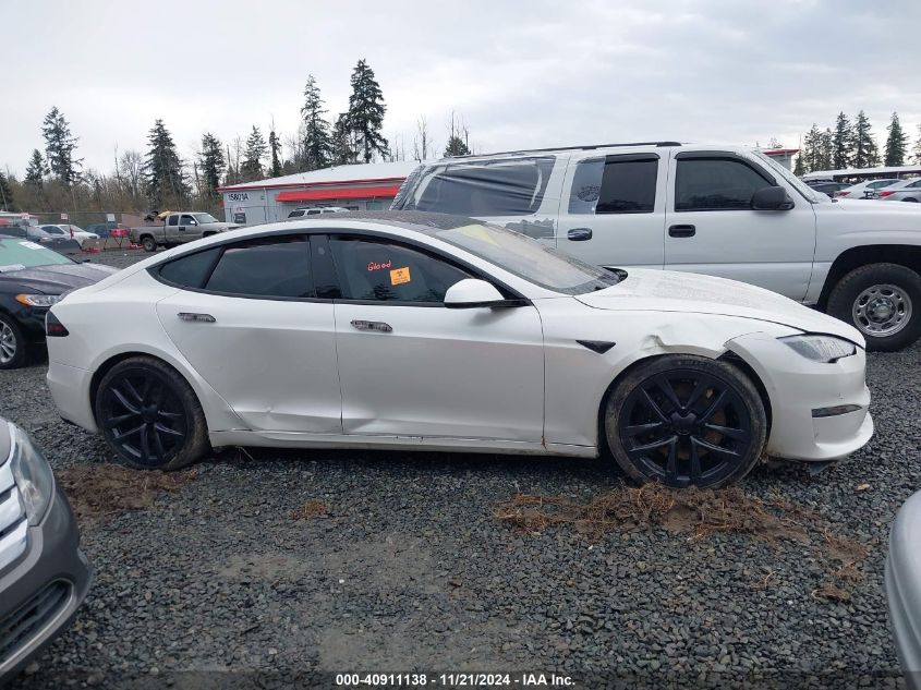 2022 Tesla Model S Plaid Tri Motor All-Wheel Drive VIN: 5YJSA1E62NF479443 Lot: 40911138