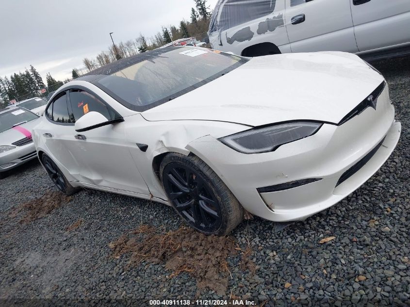 2022 Tesla Model S Plaid Tri Motor All-Wheel Drive VIN: 5YJSA1E62NF479443 Lot: 40911138