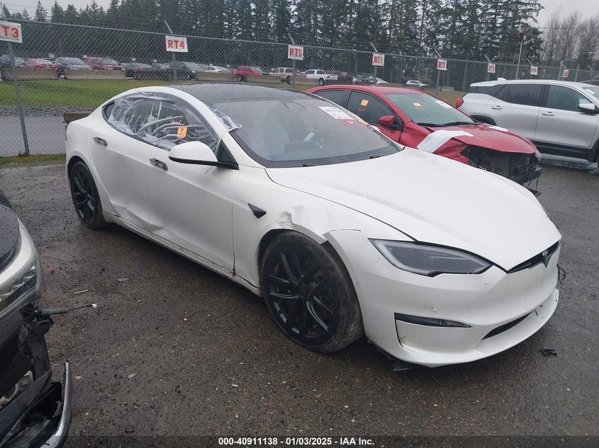 Vin: 5yjsa1e62nf479443, lot: 41400830, tesla model s plaid tri motor all-wheel drive 2022 img_1