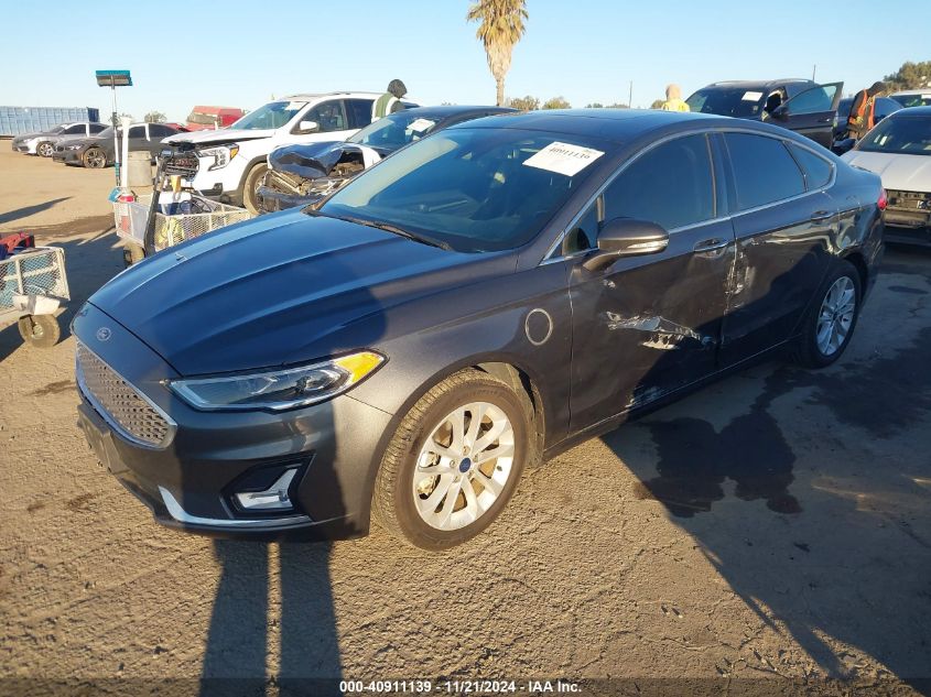 2019 Ford Fusion Energi Titanium VIN: 3FA6P0SU4KR223401 Lot: 40911139