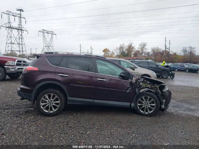 2018 Toyota Rav4 Limited VIN: 2T3DFREV2JW833613 Lot: 40911185