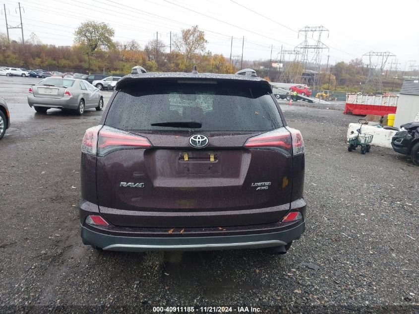 2018 Toyota Rav4 Limited VIN: 2T3DFREV2JW833613 Lot: 40911185