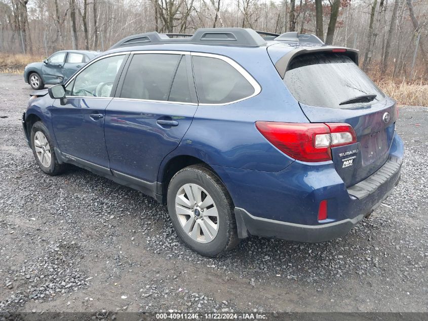 2017 Subaru Outback 2.5I Premium VIN: 4S4BSACC0H3250794 Lot: 40911246