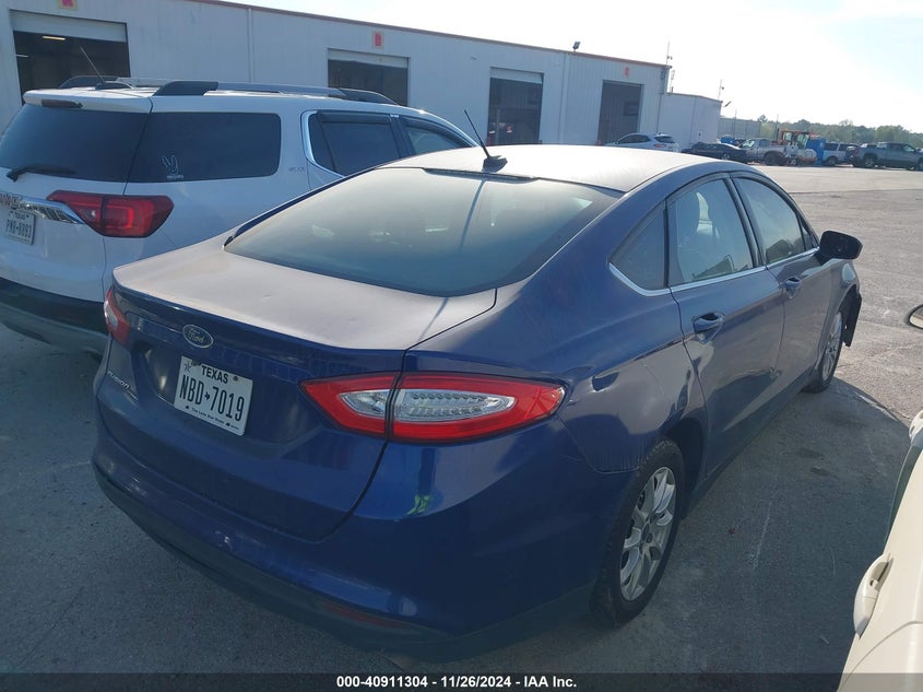 Vin: 3fa6p0g78gr297169, lot: 41400996, ford fusion s 20164