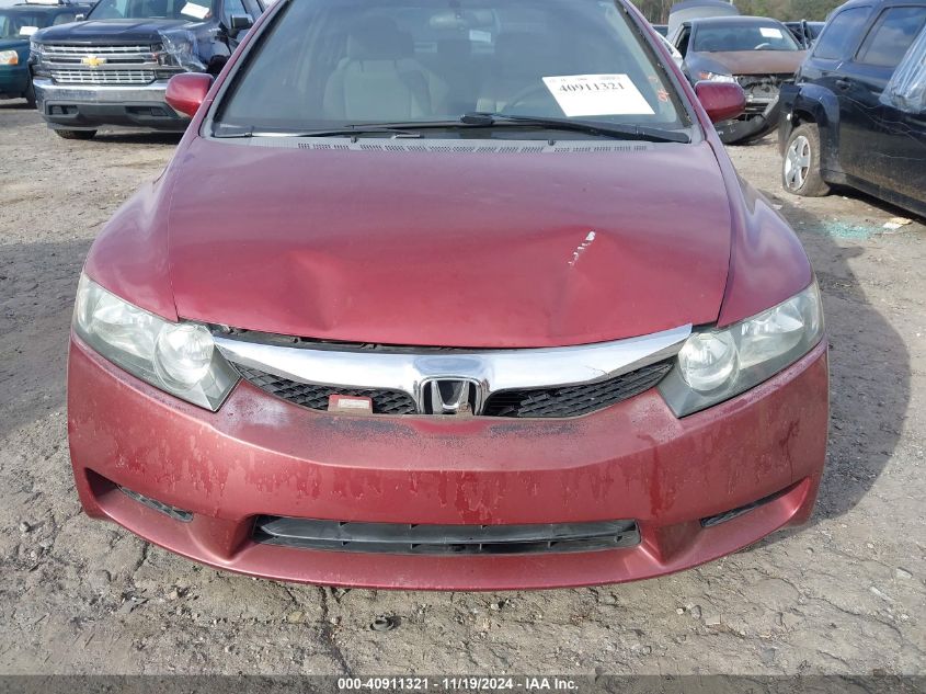 2009 Honda Civic Lx VIN: 1HGFA16539L013757 Lot: 40911321