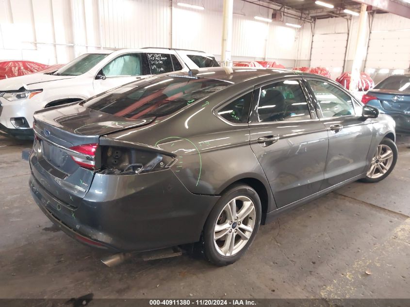 2018 Ford Fusion Se VIN: 3FA6P0HD0JR186983 Lot: 40911380