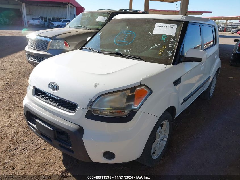 2010 Kia Soul + VIN: KNDJT2A21A7166818 Lot: 40911395