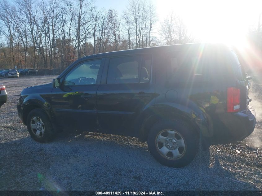 2011 Honda Pilot Lx VIN: 5FNYF4H26BB036472 Lot: 40911429