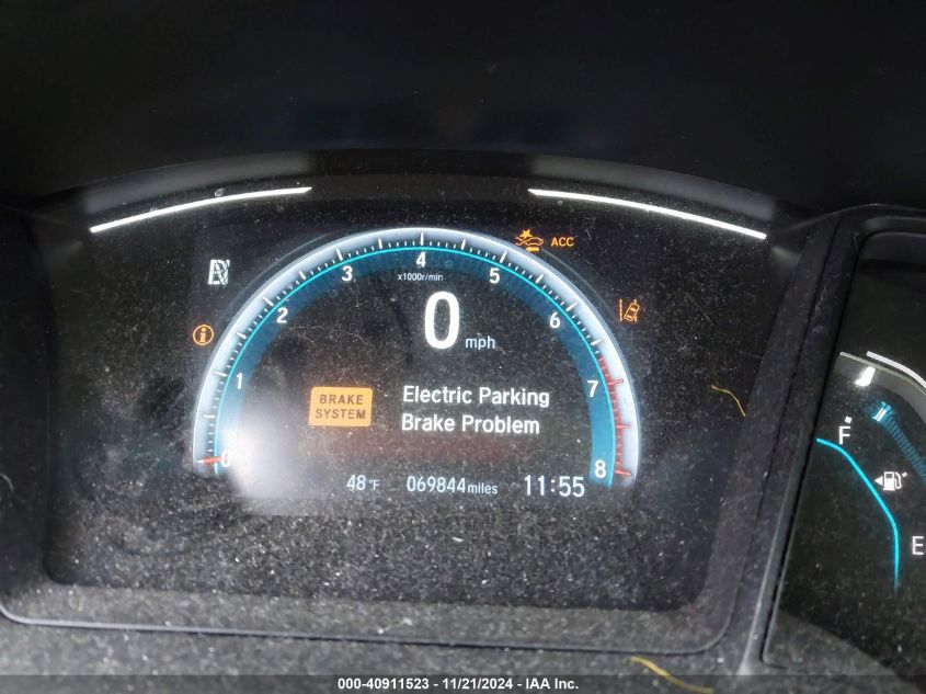2019 HONDA CIVIC VIN: 2HGFC2F62KH545822