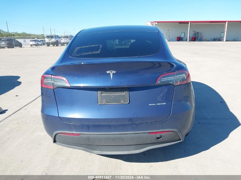 2023 Tesla Model Y Awd/Long Range Dual Motor All-Wheel Drive VIN: 7SAYGDEE9PF884951 Lot: 40911657