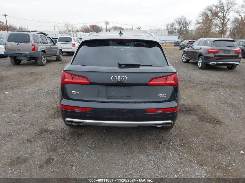 2018 Audi Q5 2.0T Premium/2.0T Tech Premium VIN: WA1BNAFY4J2219847 Lot: 40911667