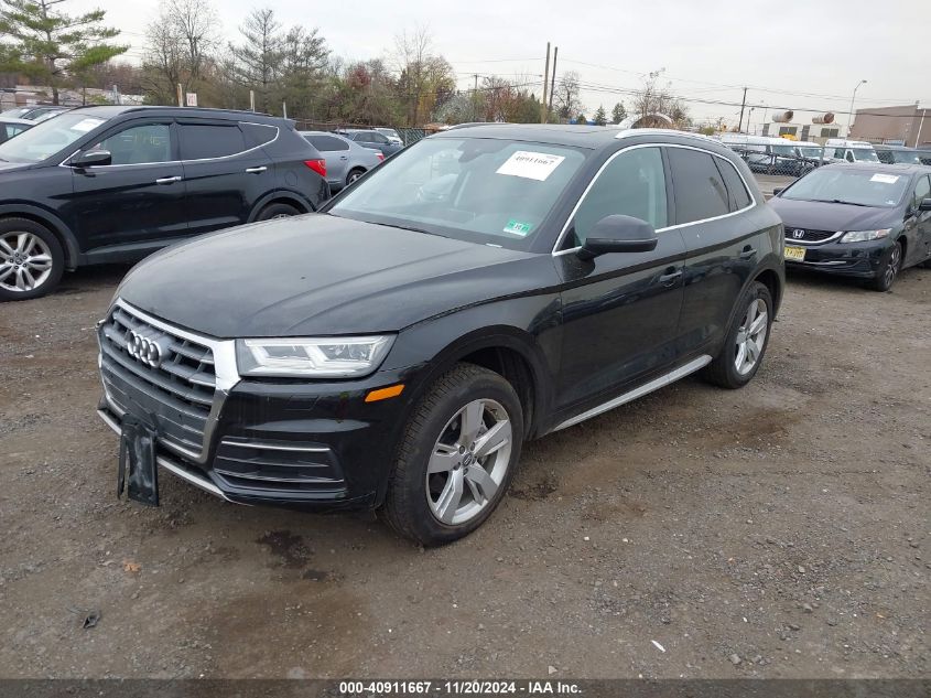 2018 Audi Q5 2.0T Premium/2.0T Tech Premium VIN: WA1BNAFY4J2219847 Lot: 40911667