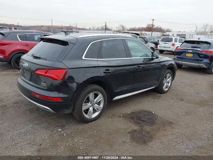 2018 Audi Q5 2.0T Premium/2.0T Tech Premium VIN: WA1BNAFY4J2219847 Lot: 40911667