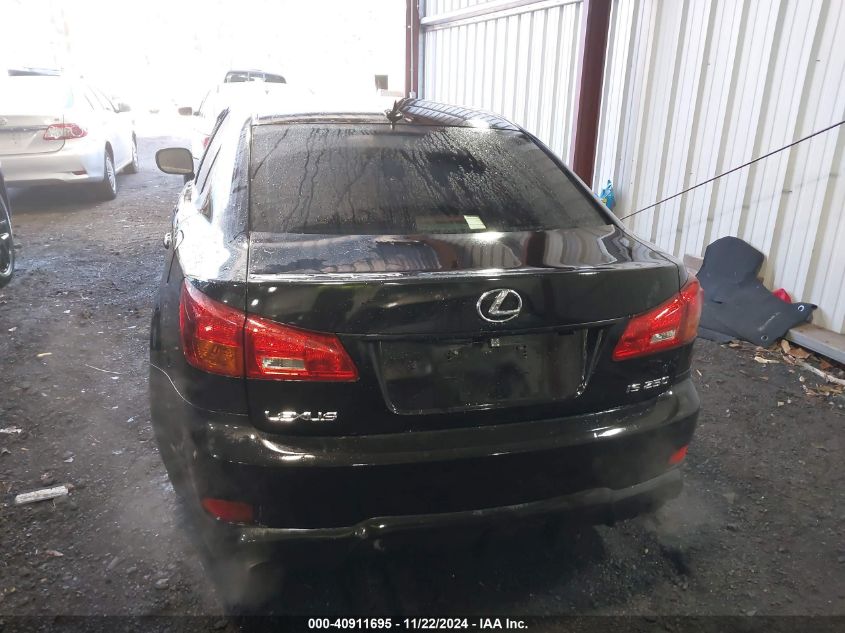 2007 Lexus Is 250 VIN: JTHBK262872056692 Lot: 40911695