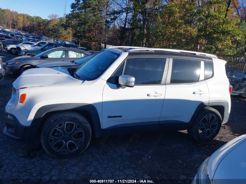 2015 Jeep Renegade Limited VIN: ZACCJADT6FPB94329 Lot: 40911707