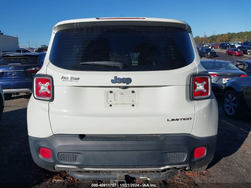 2015 Jeep Renegade Limited VIN: ZACCJADT6FPB94329 Lot: 40911707