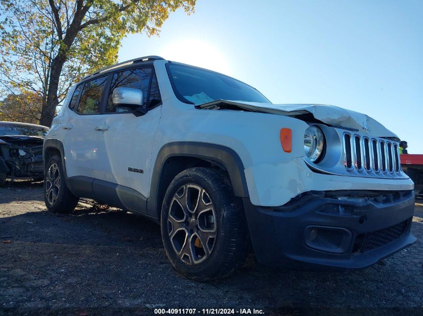 2015 Jeep Renegade Limited VIN: ZACCJADT6FPB94329 Lot: 40911707