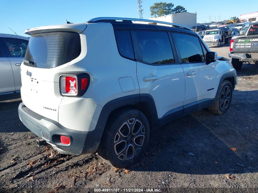 2015 Jeep Renegade Limited VIN: ZACCJADT6FPB94329 Lot: 40911707