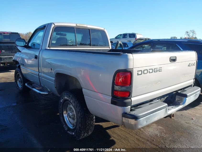 1998 Dodge Ram 1500 St VIN: 1B7HF16Y8WS761683 Lot: 40911761