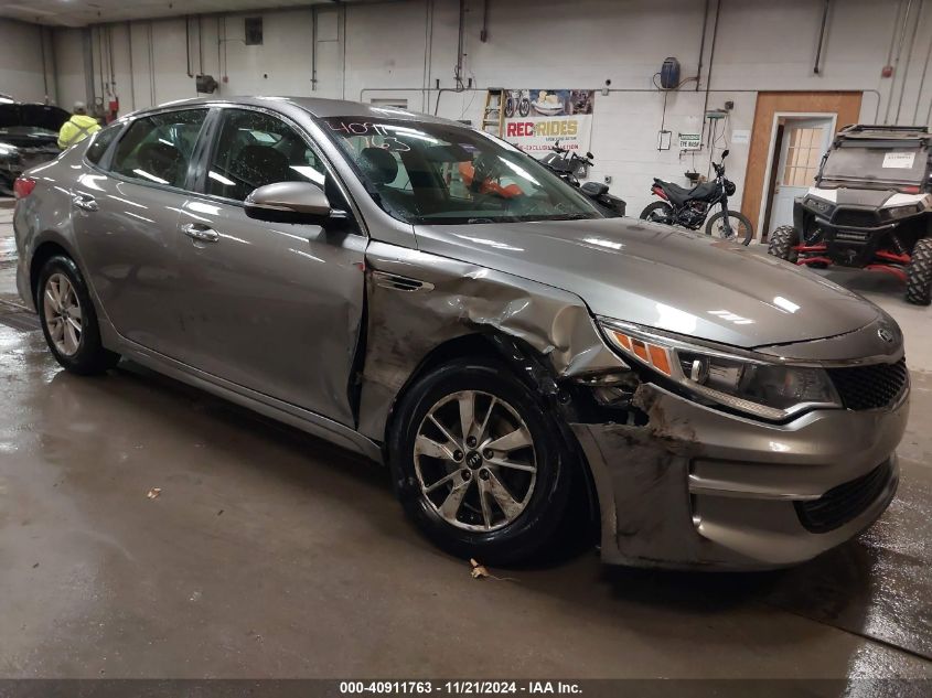 2016 Kia Optima Lx VIN: 5XXGT4L30GG015741 Lot: 40911763