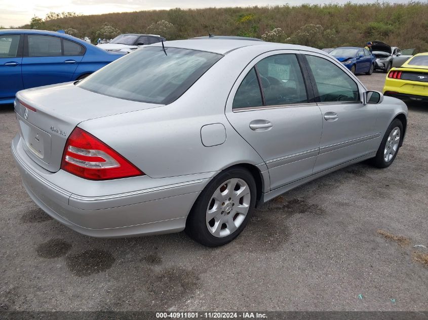 2005 Mercedes-Benz C 320 Luxury 4Matic VIN: WDBRF84J35F644960 Lot: 40911801